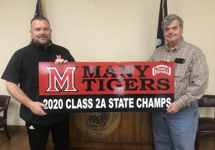 Football Championship Sign
