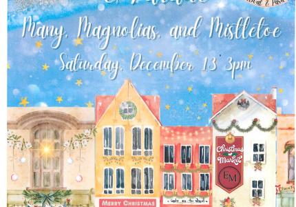 Flyer for Christmas Festival and Parade 2025