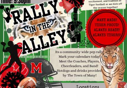 Rally in the Alley 2026 Flyer