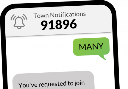 Text MANY to 91896