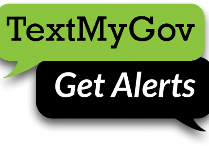 TextMyGov - Get Alerts Hyperlinked Graphic