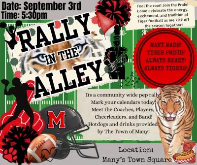 Rally in the Alley 2026 Flyer